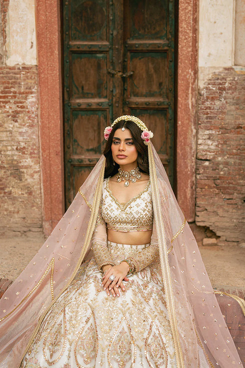 Mohsin Naveed Ranjha Embroidered Organza Suit Kohinoor