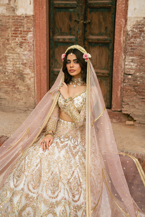 Mohsin Naveed Ranjha Embroidered Organza Suit Kohinoor