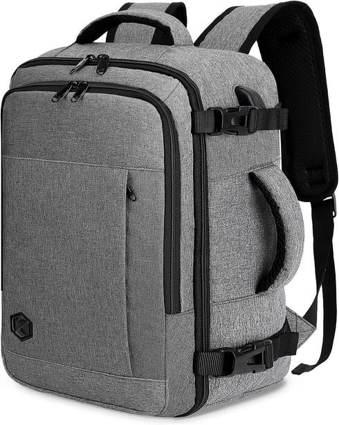 VANKEV Ryanair Light Gray Cabin Bag Underseat Travel Backpack Hand Luggage