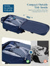 Blue Ryanair Cabin Bag 40x30x20 cm, Underseat Travel Backpack with Laptop Compartment, Wet Pocket and Bottle Holders