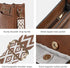 TANTOMI Women’s Brown Crossbody Bag with 7 Pockets, Adjustable Guitar Strap – Vegan Leather Hobo Shoulder Handbag