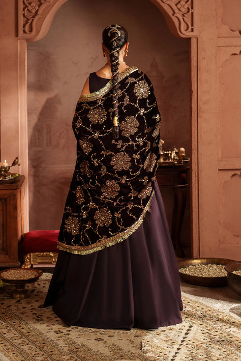 Iznik Embroidered Velvet Suit IV-63