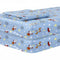 Cot Bed Sheets Super Soft Breathable Polycotton Fitted Sheet - Space Blue
