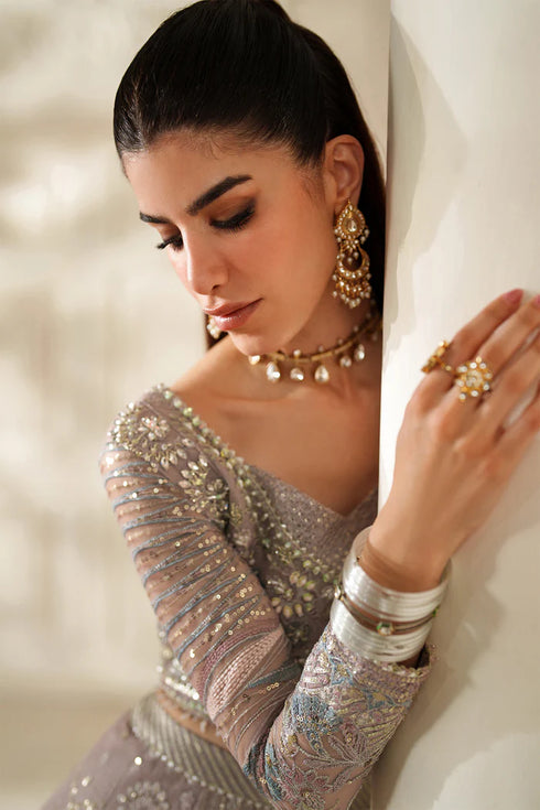 Baroque Embroidered Net Suit CH14-04