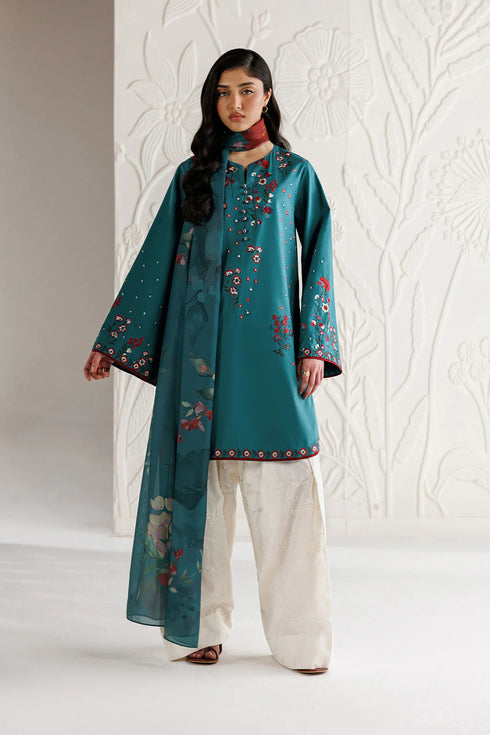 Iznik Embroidered Lawn suit UE-688