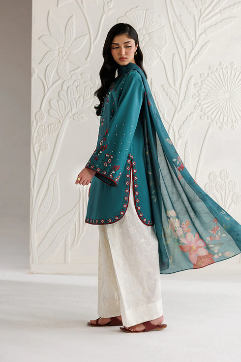 Iznik Embroidered Lawn suit UE-688