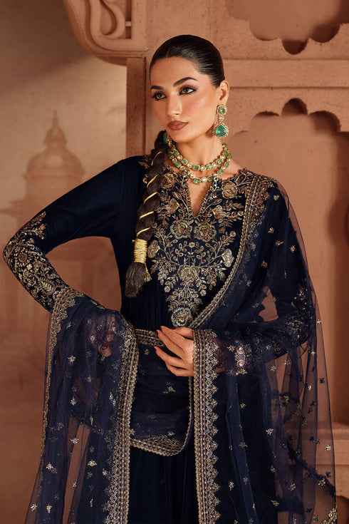 Iznik Embroidered Velvet Suit IV-66