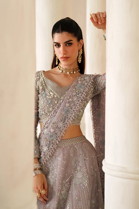 Baroque Embroidered Net Suit CH14-04
