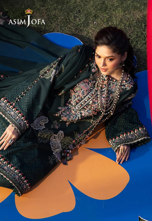 Asim Jofa Embroidered Lawn 3 Pcs Suit AJULW-06