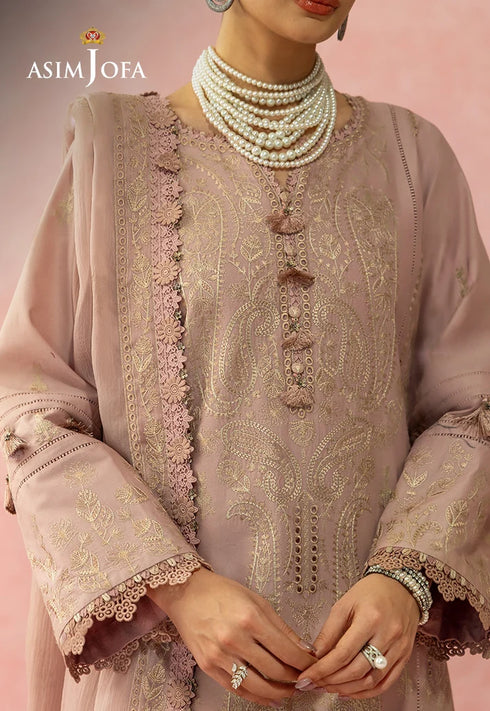 Asim Jofa Embroidered Lawn 3 Pcs Suit AJULW-11