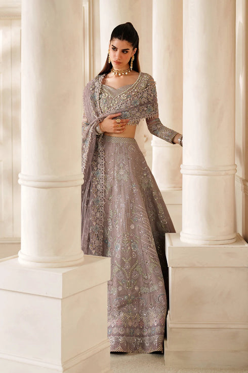 Baroque Embroidered Net Suit CH14-04