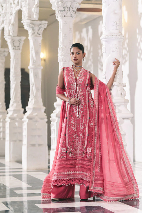 Sobia Nazir Embroidered Luxury Lawn suit Design 8B