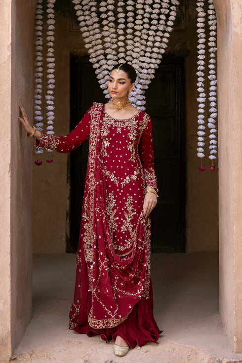 Eman Adeel Embroidered Chiffon Suit ROSMYN