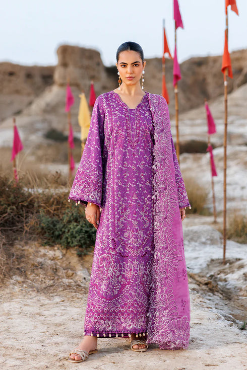 Emaan Adeel Embroidered Lawn Suit FLORAL FRENZY