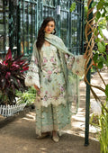 Elaf Digital Printed Lawn Suit ESA-4B MINT MEADOW