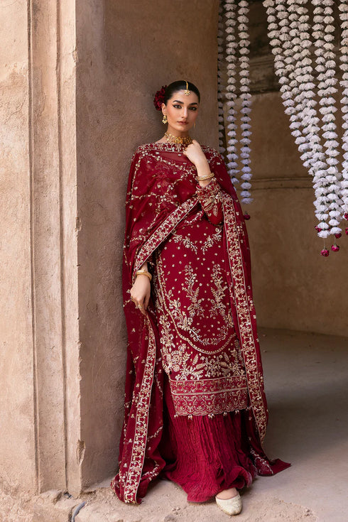 Eman Adeel Embroidered Chiffon Suit ROSMYN