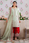 Akbar Aslam Embroidered Raw Silk 3 Piece suit ZARI