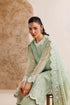 Farasha Embroidered Chiffon Suit Pastel Mint