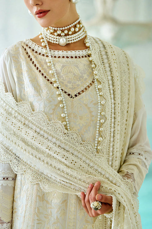 Sobia Nazir Embroidered Luxury Lawn suit Design 9A