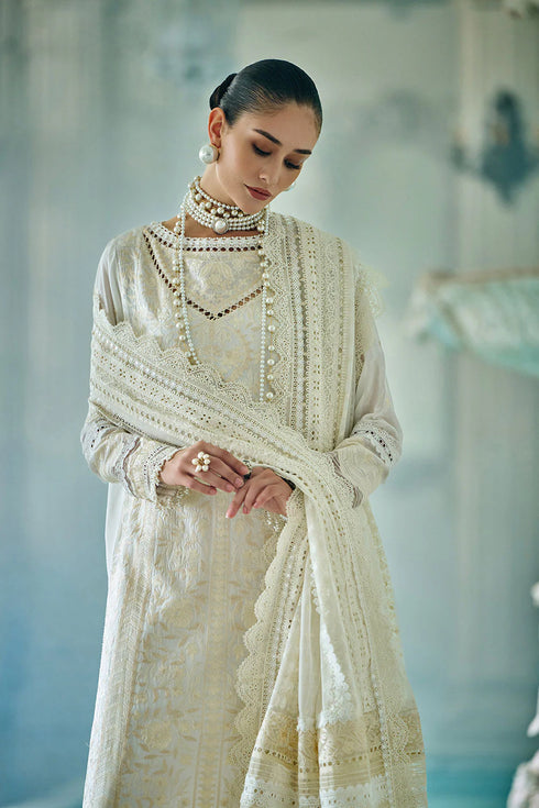 Sobia Nazir Embroidered Luxury Lawn suit Design 9A