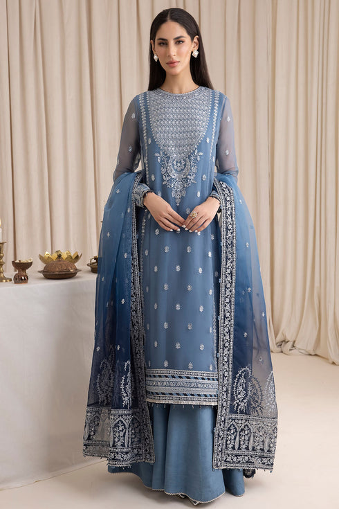 Jazmin Embroidered Chiffon 3 Piece Suit UC-3014