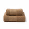 Soft and Premium Egyptian Cotton Towels - 500 GSM Brown, Set of 8