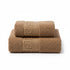 Soft and Premium Egyptian Cotton Towels - 500 GSM Brown, Set of 8