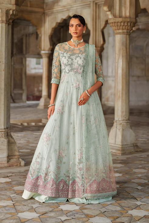 Iznik Embroidered Net Suit UE-553