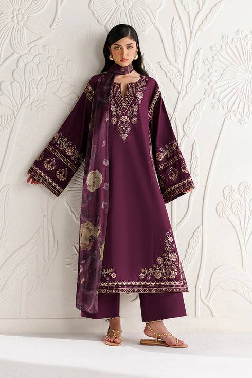 Iznik Embroidered Lawn suit UE-691