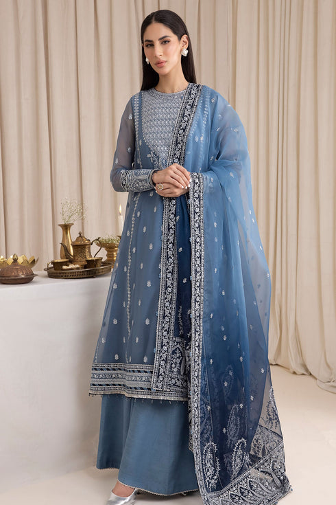 Jazmin Embroidered Chiffon 3 Piece Suit UC-3014