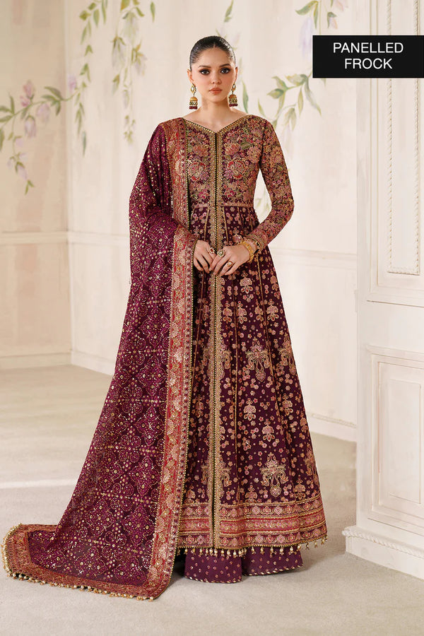 Baroque Embroidered Chiffon Suit CH14 05