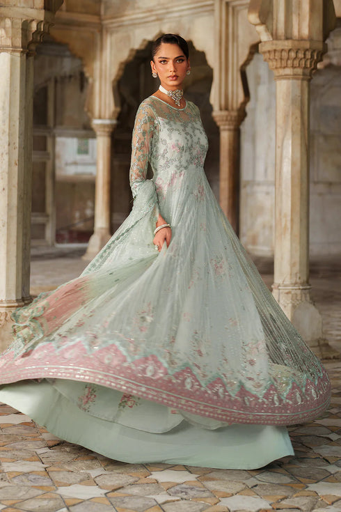 Iznik Embroidered Net Suit UE-553
