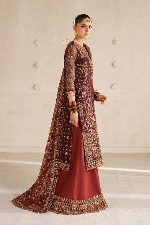 Baroque Embroidered Chiffon Suit CH14-07