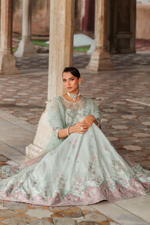 Iznik Embroidered Net Suit UE-553