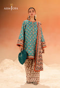 Asim Jofa Printed Lawn 3 Pcs Suit AJUBU-30