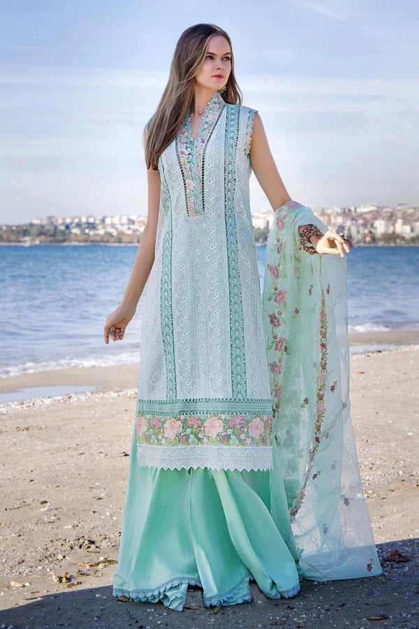 Adan Libas Embroidered Lawn 3 Piece suit Blossom 5730