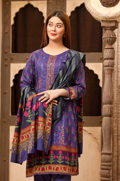 Bin Saeed Embroidered Lawn 3 Piece BS-32