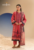 Asim Jofa Digital Printed Lawn 3 Pcs Suit AJUBU-34