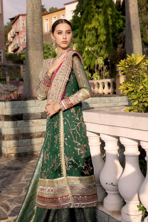 Noor By Sadia Asad Embroidered Chiffon 3 Piece Suit D1