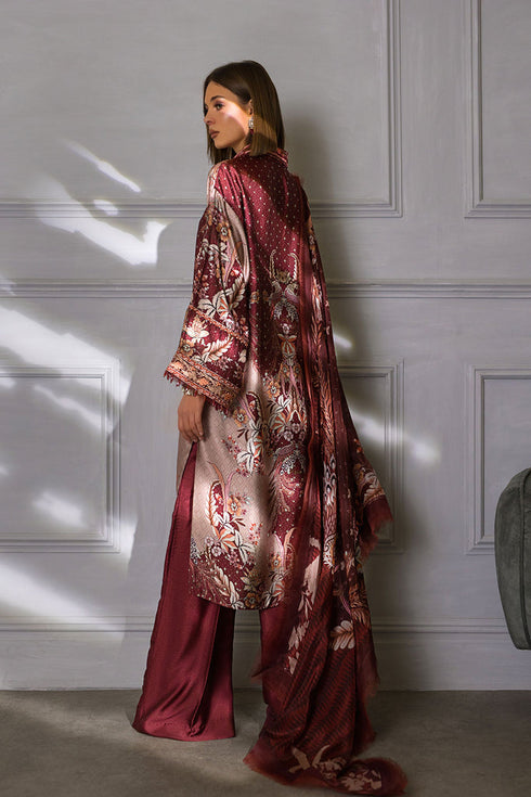 Sobia Nazir Printed Silk 3 Piece suit DESIGN 05