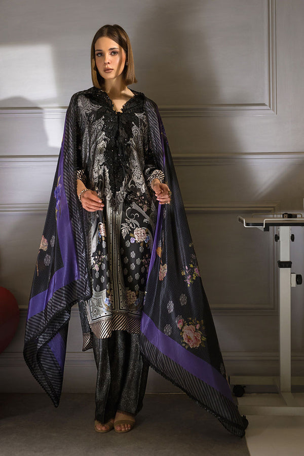 Sobia Nazir Printed Silk 3 Piece suit DESIGN 02