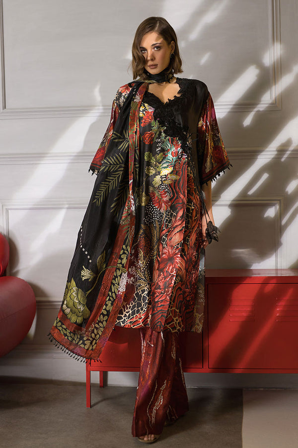 Sobia Nazir Printed Silk 3 Piece suit DESIGN 03