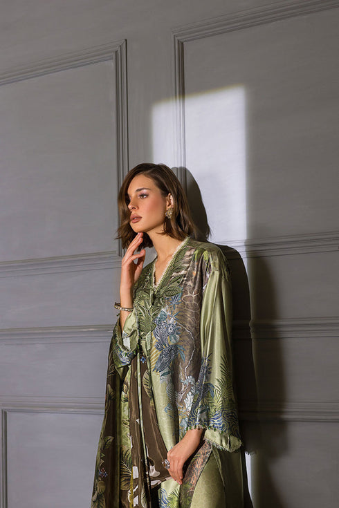 Sobia Nazir Printed Silk 3 Piece suit DESIGN 04