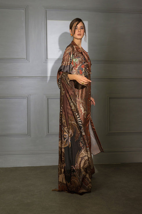 Sobia Nazir Printed Silk 3 Piece suit DESIGN 08
