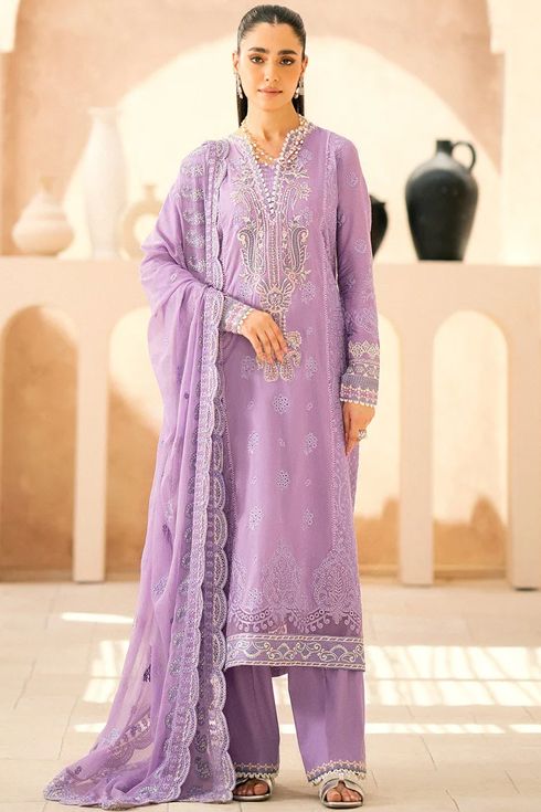 AIK Atelier Embroidered Lawn 3 Piece Suit LOOK 04 A