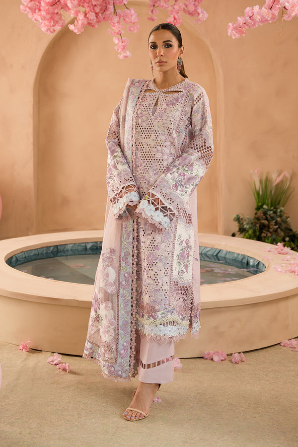 Afrozeh Lawn 3 Piece suit Honeysuckle