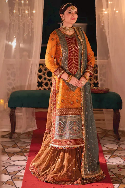 Asim Jofa Chiffon 3 Piece Suit AJCR-07