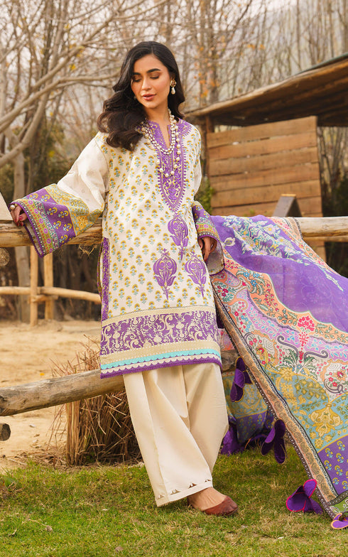 Asifa Nabeel Digital printed  Lawn 3 Piece suit ALYSSA-U141M017