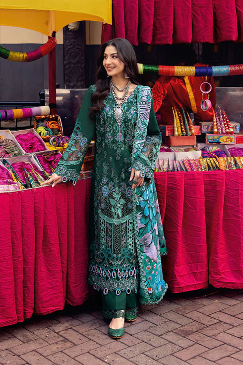 Ramsha Embroidered Lawn 3 Piece suit Z-1107
