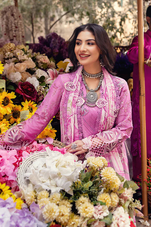 Ramsha Embroidered Lawn 3 Piece suit Z-1102